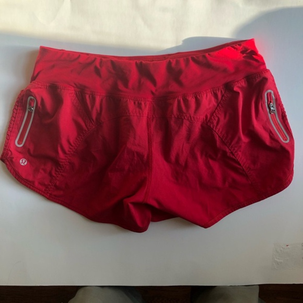 Lululemon Athletica Red Shorts